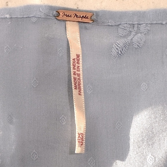 Free People Drive You Mad Blouse XS - Picture 12 of 12